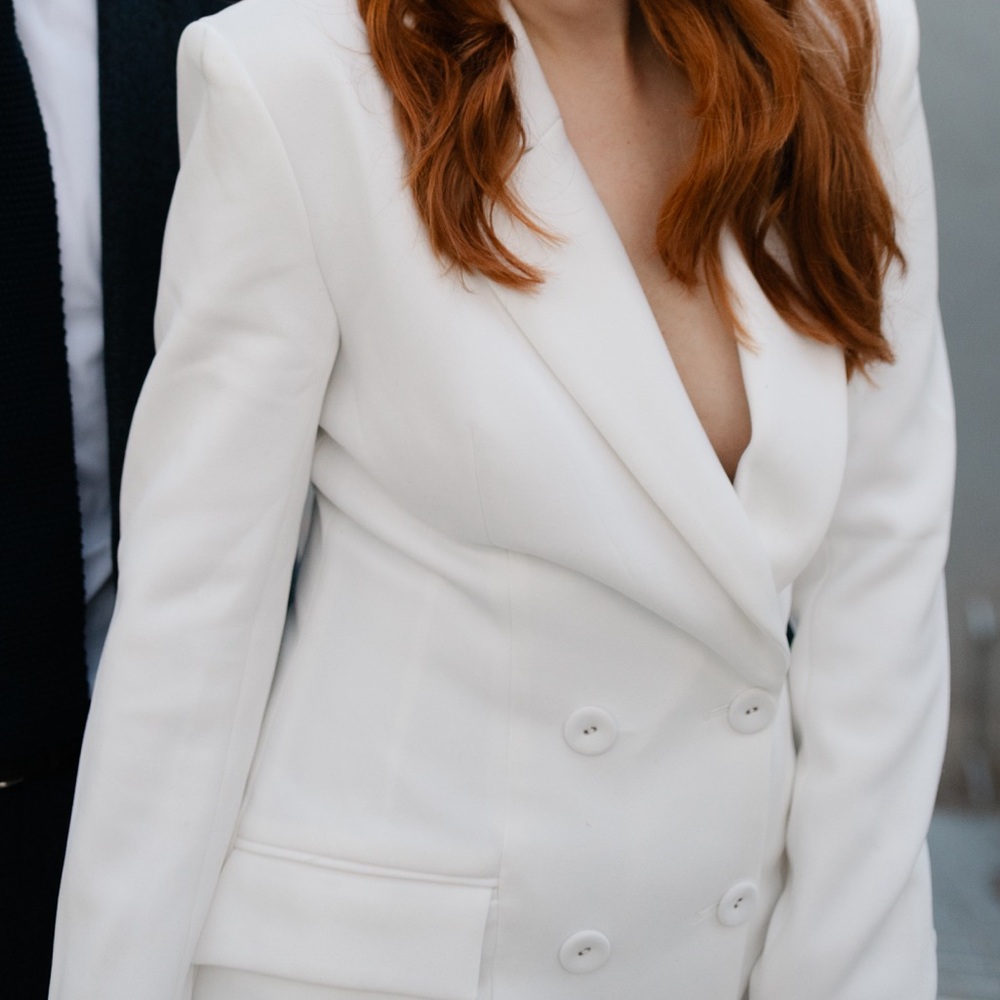Misha Collection Bridal Blazer Mini Dress - Picture 5 of 7